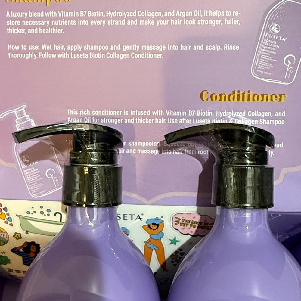 Luseta biotin and collagen Shampoo and Conditioner Set - Picture 4 of 6